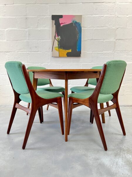 Mid Century Dining Table and 4 Chairs for Mahjongg, Vlaardingen