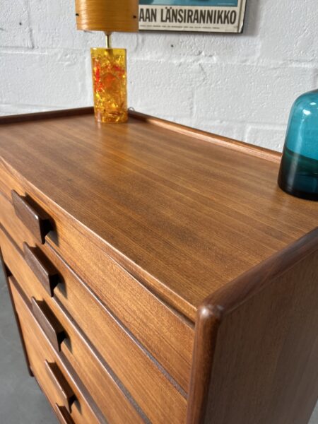 Mid Century White & Newton Chest of Five Drawers