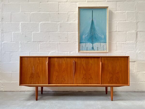 1960s Mid Century Danish Teak Sideboard by Gunni Omann