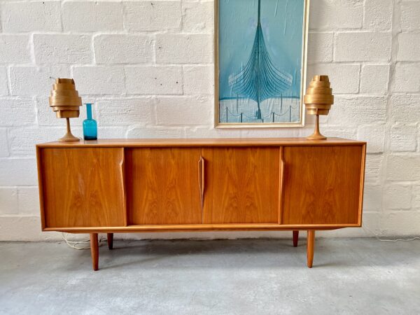 1960s Mid Century Danish Teak Sideboard by Gunni Omann