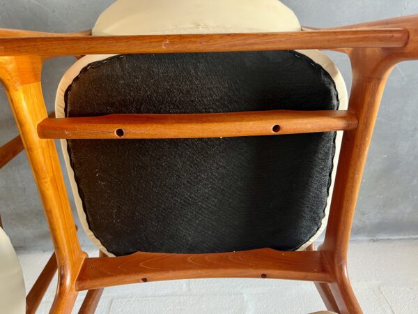 Set of 4 1970s Erik Buch for Domus Danica Danish Teak Dining Chairs