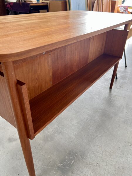 Danish Teak Desk designed by Gunnar Nielsen for Tibergaard