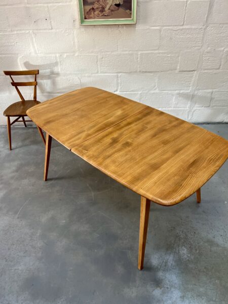 Vintage Ercol Grand Windsor / Plank Extending Dining Table