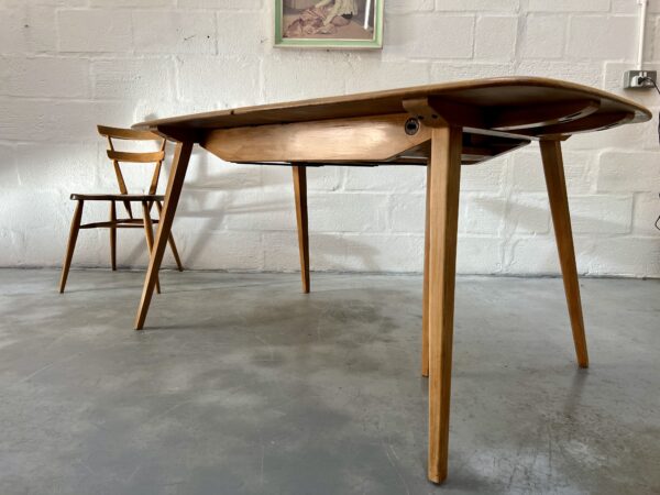 Vintage Ercol Grand Windsor / Plank Extending Dining Table