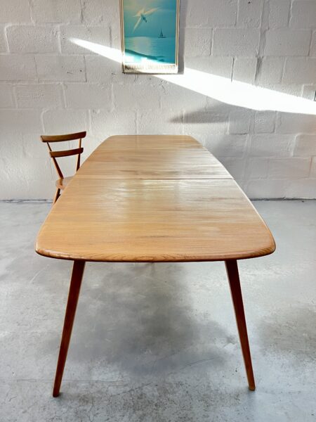 Vintage Ercol Grand Windsor / Plank Extending Dining Table