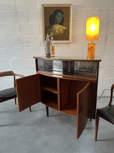 1960s Mid Century Teak Drinks / Cocktail Cabinet / Bar