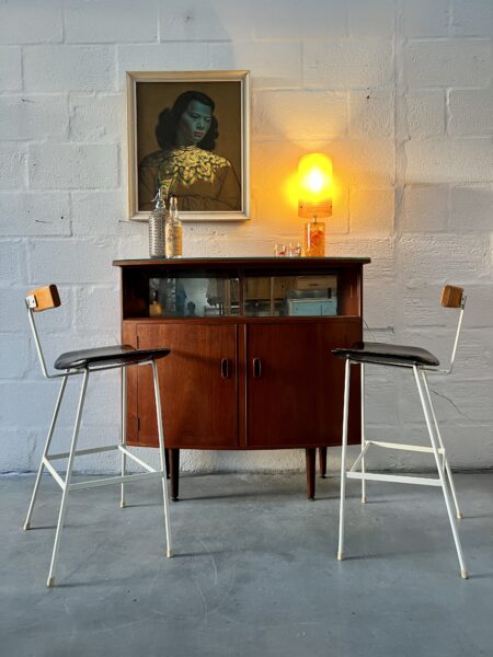 1960s Mid Century Teak Drinks / Cocktail Cabinet / Bar