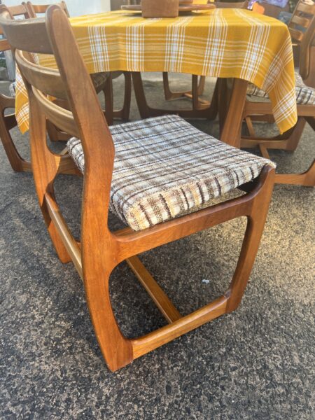 Mid Century Vintage PORTWOOD Dining Table & 6 Chairs 