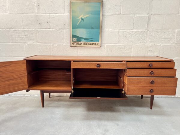 1960s Vintage Walnut Sideboard Designed by Robert Heritage