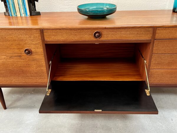 1960s Vintage Walnut Sideboard Designed by Robert Heritage