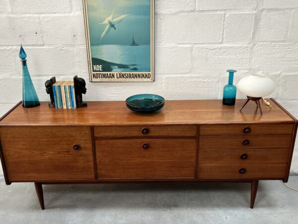 1960s Vintage Walnut Sideboard Designed by Robert Heritage