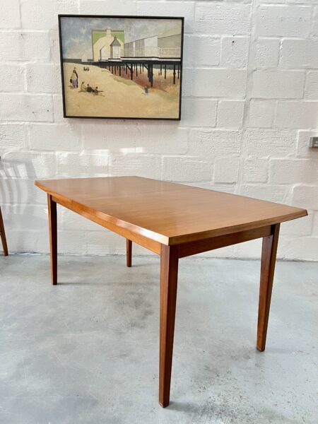 Vintage 1960s Dining Table & 4 Chairs