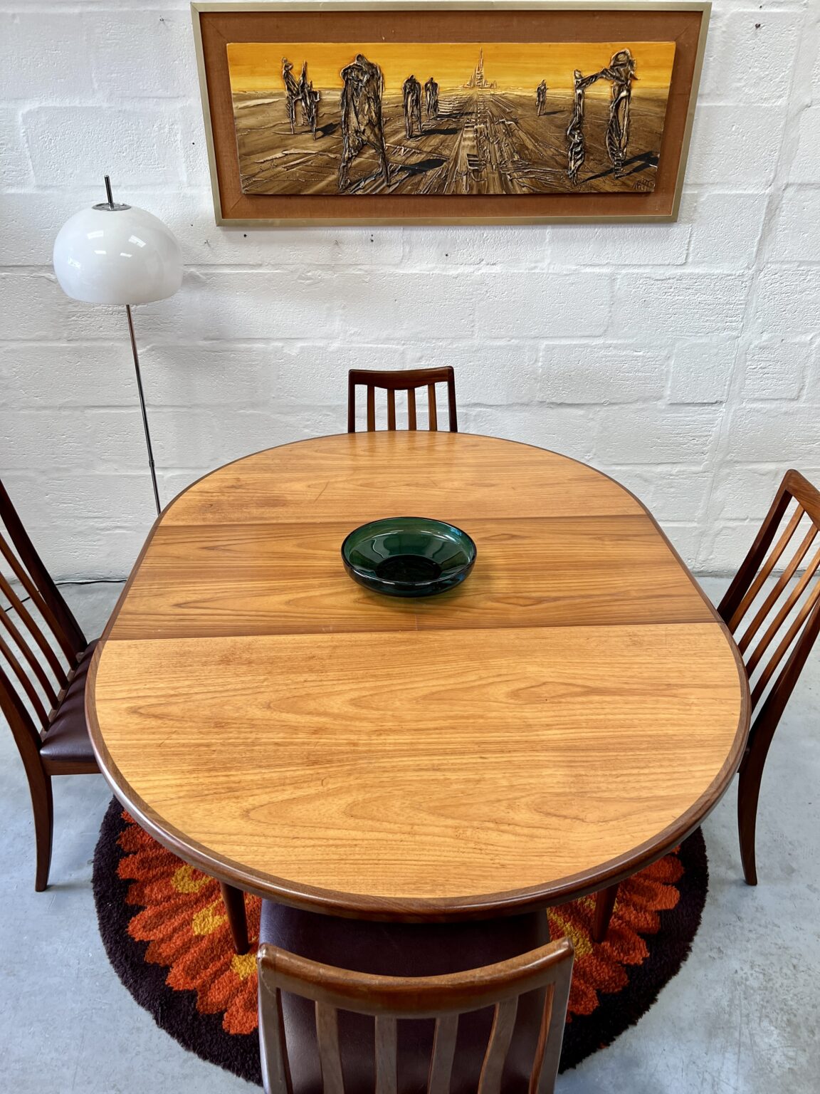 Retro G Plan 1970s Fresco Dining Table & 4 Chairs By Victor Wilkins – Pavement Vintage