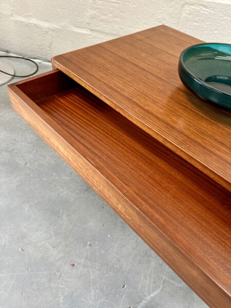 Vintage Meredew Teak Coffee Table with Drawer Tray