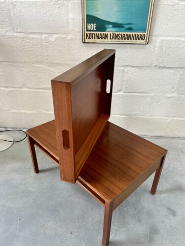 Vintage Meredew Teak Coffee Table with Drawer Tray