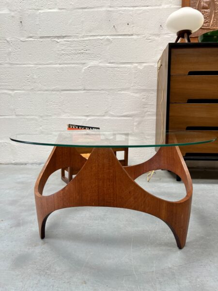 Vintage 1960s Austro-American Coffee Table by Henry P. Glass