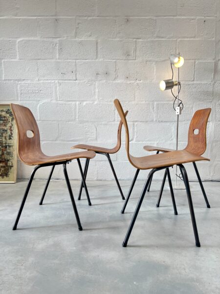 Single Q Stak Chair Designed by Robin Day, 1954