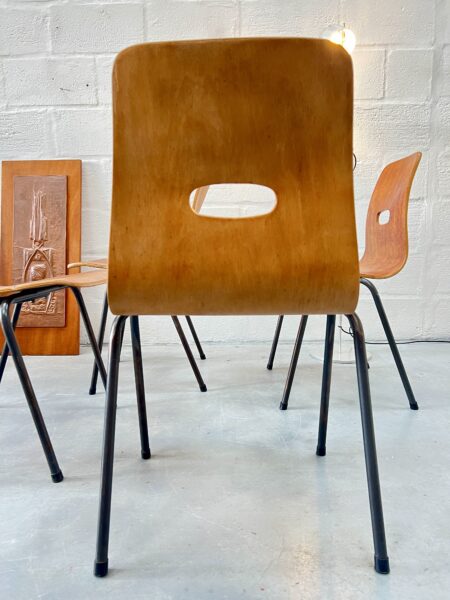 Single Q Stak Chair Designed by Robin Day, 1954