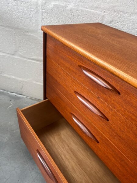 1960s Austinsuite Vintage Teak Chest of Drawers