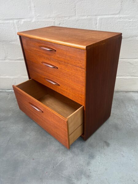 1960s Austinsuite Vintage Teak Chest of Drawers