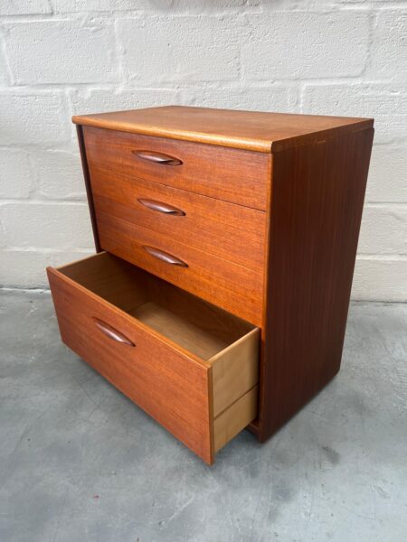 1960s Austinsuite Vintage Teak Chest of Drawers