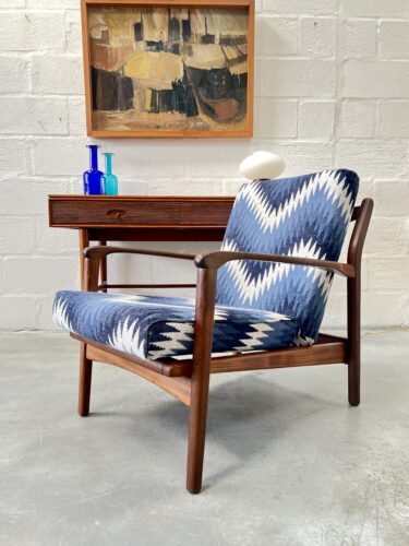 Mid Century 1960s Toothill Afromosia 'Wentworth' Armchair 