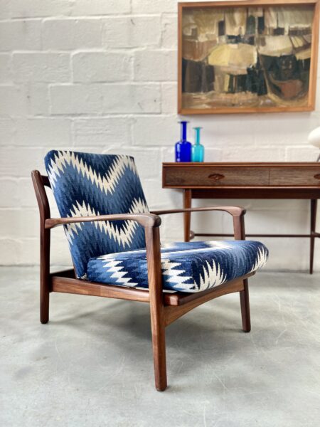 Mid Century 1960s Toothill Afromosia 'Wentworth' Armchair 