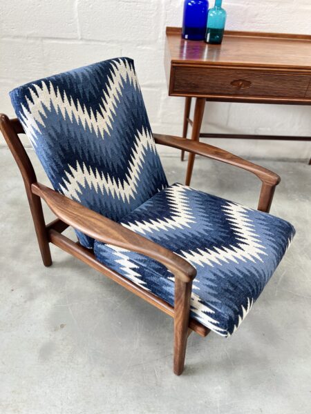 Mid Century 1960s Toothill Afromosia 'Wentworth' Armchair 