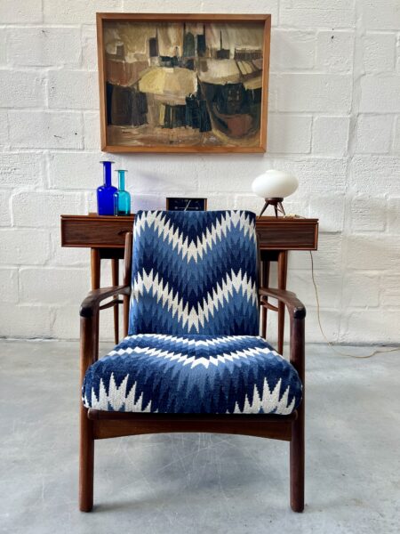 Mid Century 1960s Toothill Afromosia 'Wentworth' Armchair 