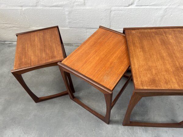 1960s G Plan Quadrille Teak Nest Of Tables