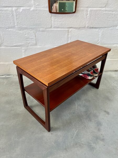 1960’s G Plan Quadrille Bedroom Bench / Hallway Bench Table Model 8037