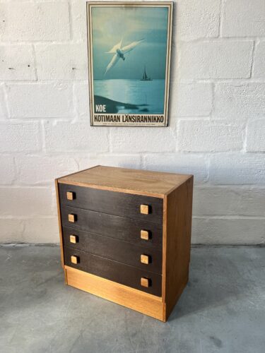 1960s Danish Teak Chest of Drawers by Domino Mobler 