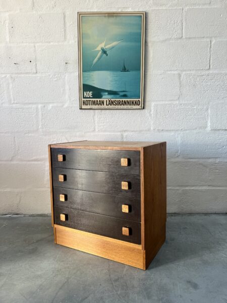 1960s Danish Teak Chest of Drawers by Domino Mobler 