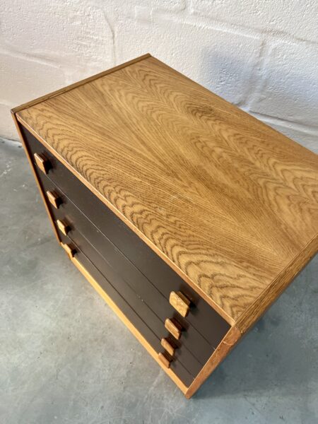 1960s Danish Teak Chest of Drawers by Domino Mobler 