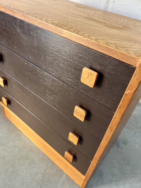 1960s Danish Teak Chest of Drawers by Domino Mobler 