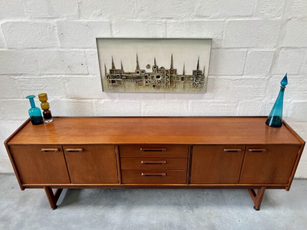 1960s Vintage Long Sideboard by William Lawerence