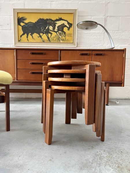 Vintage Danish 1960s Teak Stacking Coffee Tables