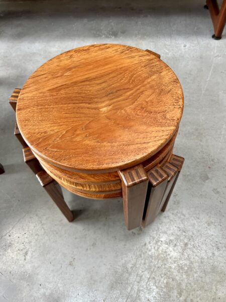 Vintage Danish 1960s Teak Stacking Coffee Tables