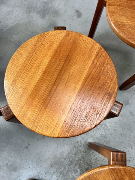 Vintage Danish 1960s Teak Stacking Coffee Tables