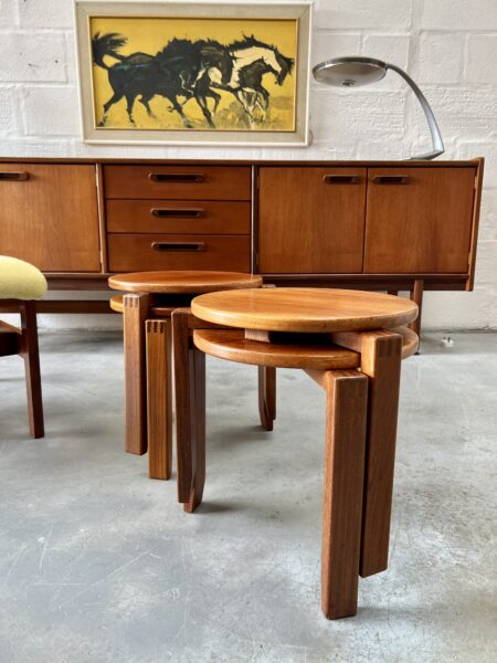 Vintage Danish 1960s Teak Stacking Coffee Tables