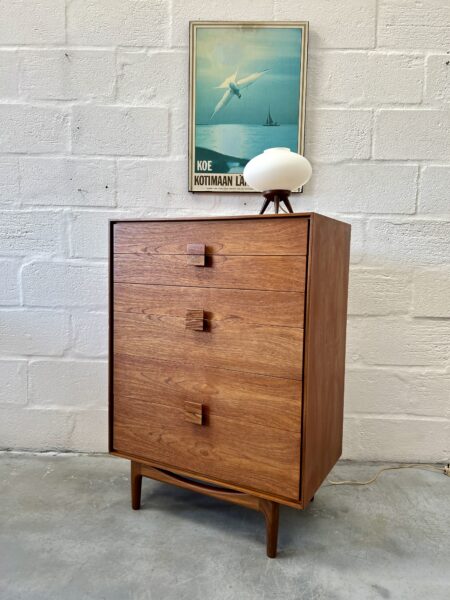 1960s Vintage G Plan IB Kofod Larsen Danish Chest of Drawers 