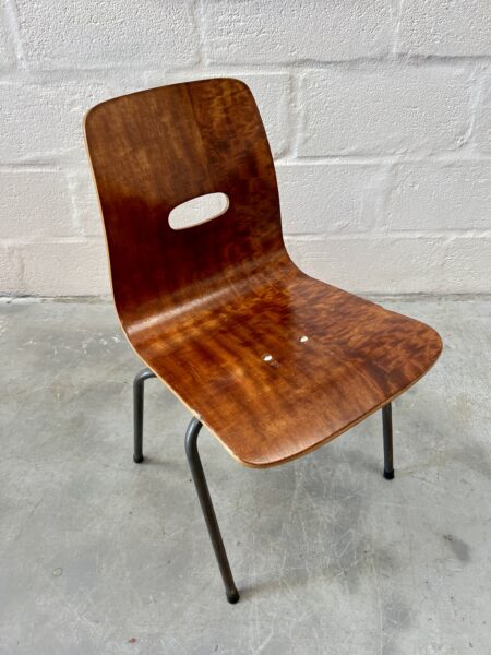 A Single Q Stak Chair Designed by Robin Day, 1954