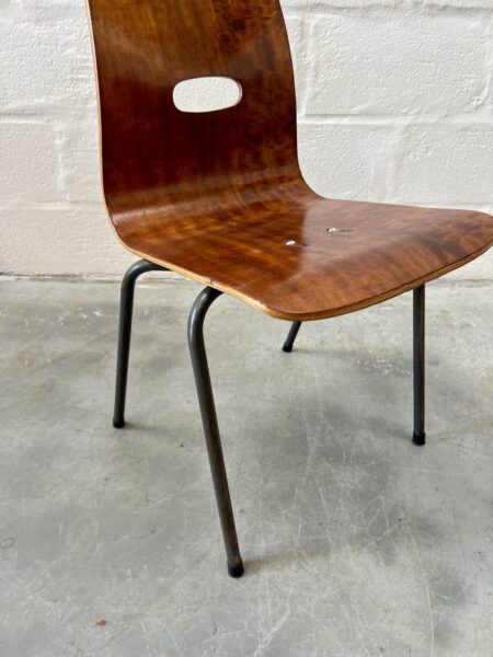 A Single Q Stak Chair Designed by Robin Day, 1954