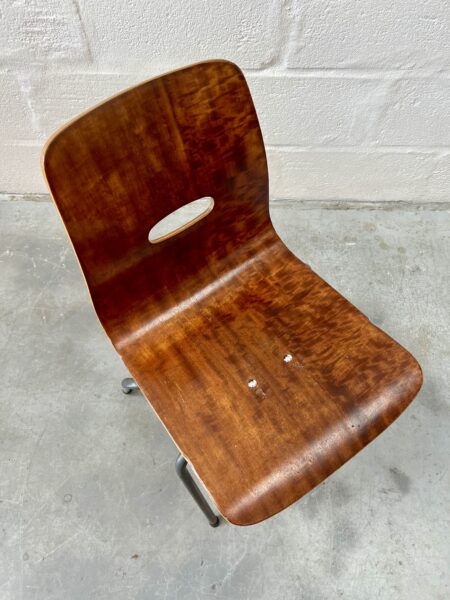 A Single Q Stak Chair Designed by Robin Day, 1954