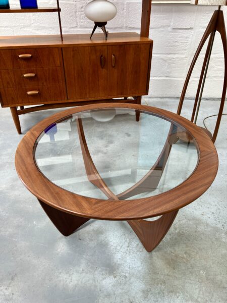 Vintage Red Label G Plan Round Coffee Table