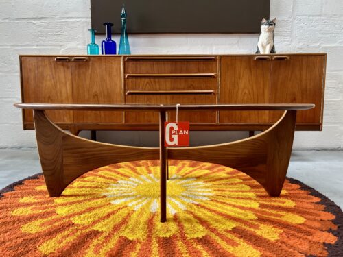 Mid Century Oval 'Fresco' Coffee Table for G Plan 