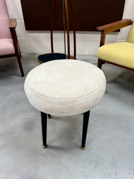 Mid Century Dressing Table Stool, Foot Stool