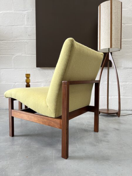 Single Mid Century Reupholstered Guy Rogers 'Kyoto' Side Chair