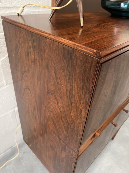 1960s Robert Heritage for Archie Shine Rosewood Cocktail Cabinet ‘Hamilton Range’