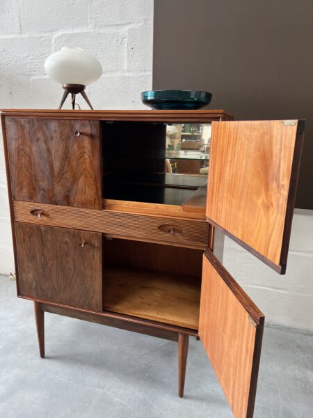 1960s Robert Heritage for Archie Shine Rosewood Cocktail Cabinet ‘Hamilton Range’